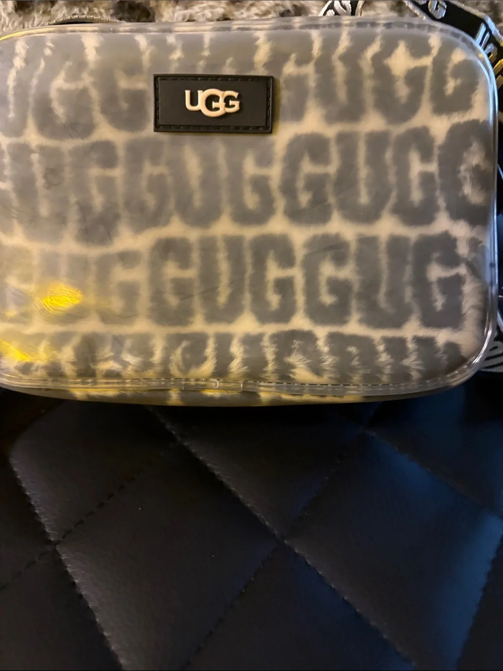 UGG transparent crossbody
